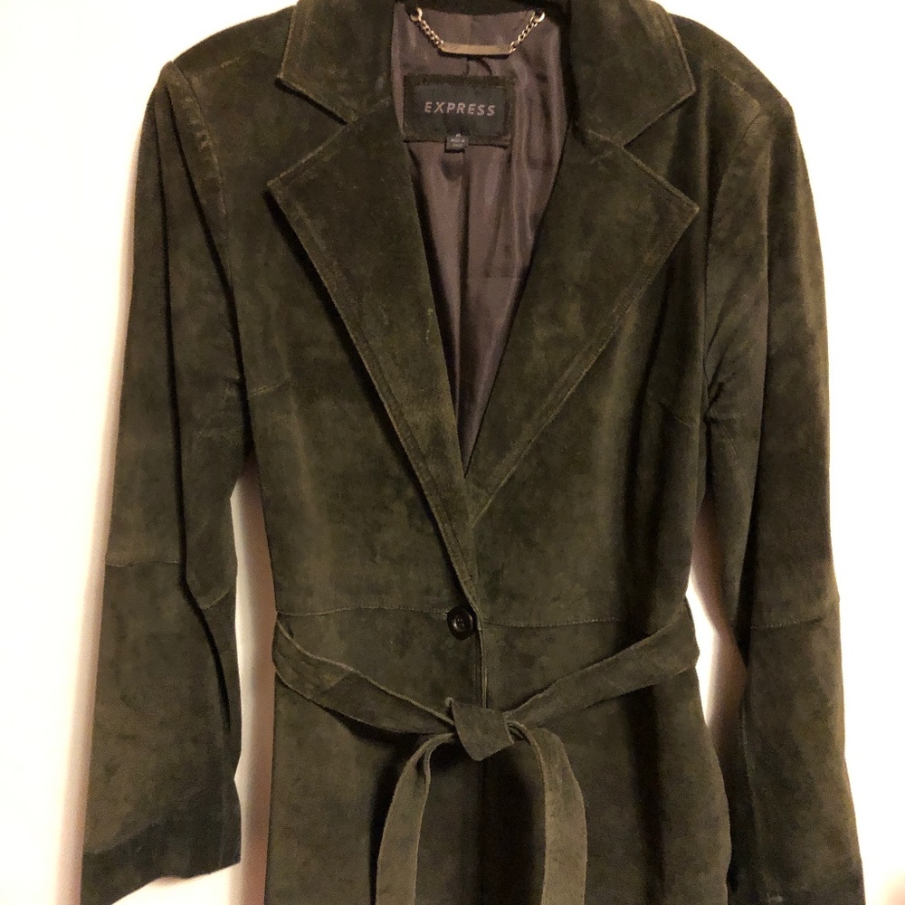 Vintage Dark Suede Jacket